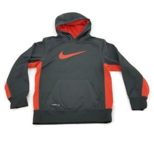 Nike Gray Therma Fit Sports Pullover Hoodie Large